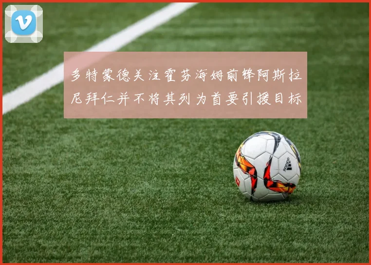 多特蒙德关注霍芬海姆前锋阿斯拉尼拜仁并不将其列为首要引援目标